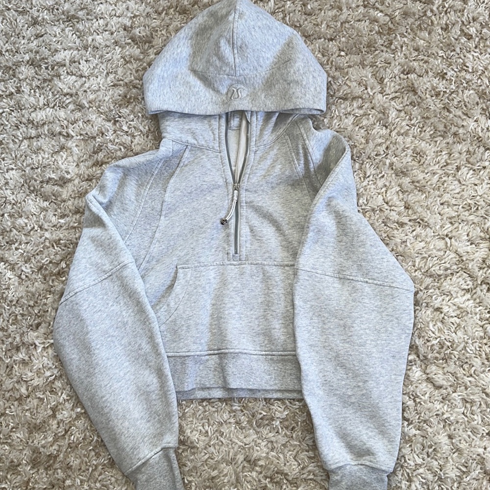 Lululemon crop scuba hoodie